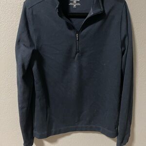 Men's Navy Half-Zip Sweater